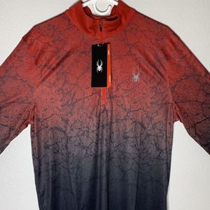 Spyder Men's Limitless 1/4 Zip Dry Web Turtle Neck